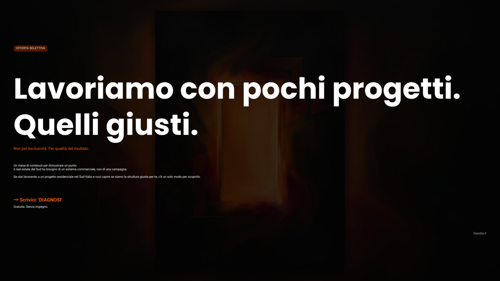 Lavoriamo con Pochi Progetti. Questi Giusti: La Riflessione Strategica per Massimizzare Vendite nel Real Estate